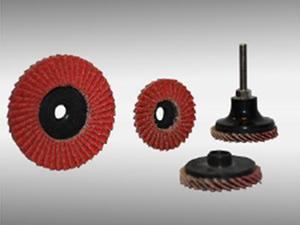 Ceramic Alumina Roloc Flat Mini Flap Discs